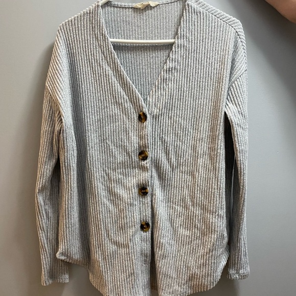 Aero button thin cardigan - Picture 1 of 2